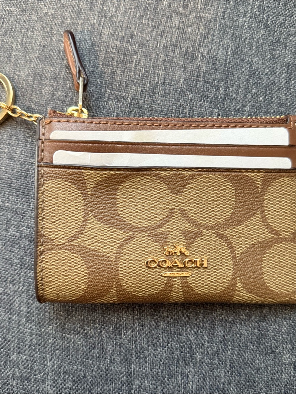 Coach Brown Signature Canvas wallet. Brand new, never used